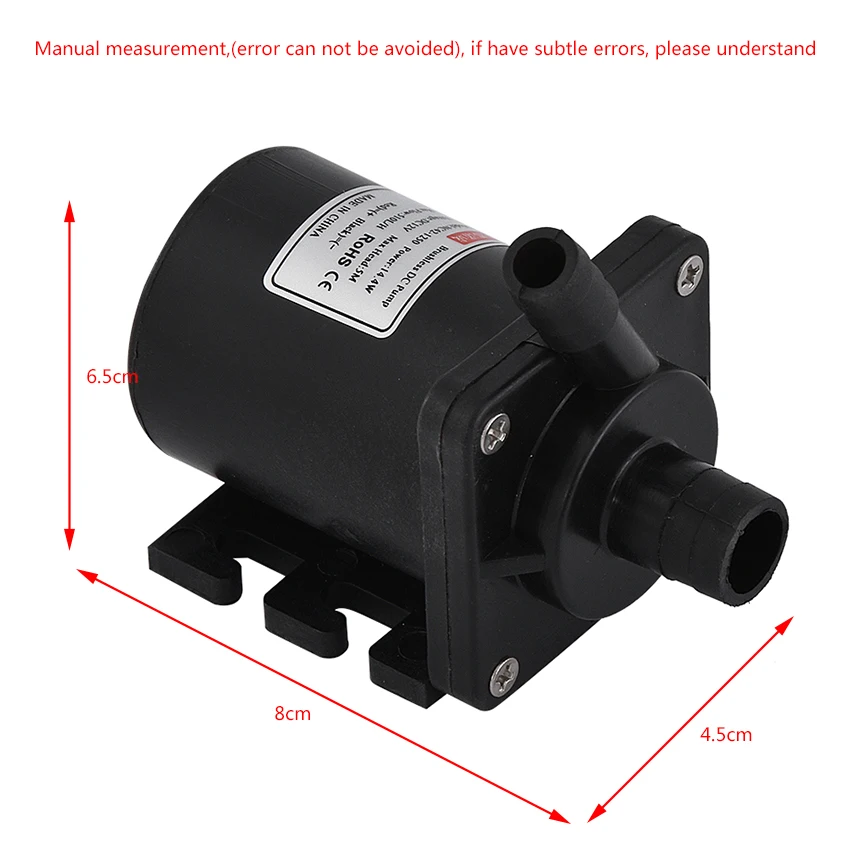 New Arrival NC42-1250 Mini DC Water Pump Direct Current Brushless Submersible 12V 14.4W 1.2A 5M 516L / H | Обустройство дома