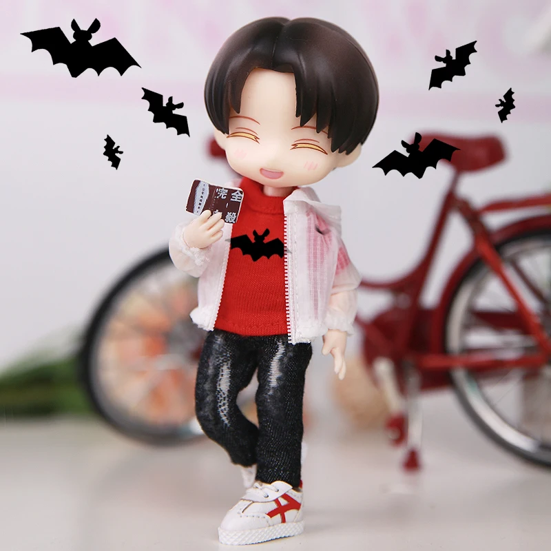 M0087 детская игрушка ручной работы 1/12 ob11 кукла blyth BJD/Аксессуары для кукол SD GSC цветная Солнцезащитная одежда с капюшоном 1 шт