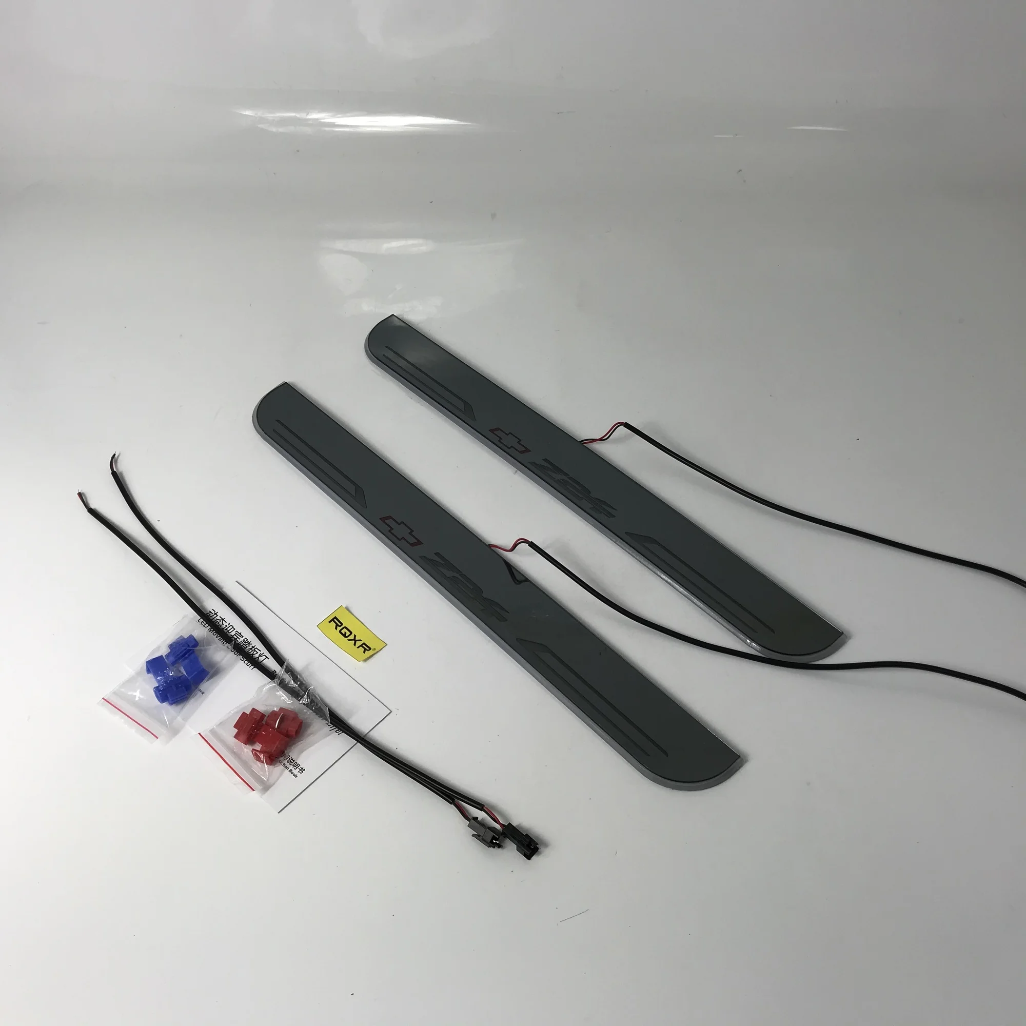 

Express delivery led door sill plate strip welcome light threshold guard protectors for Chevrolet cavalier z24
