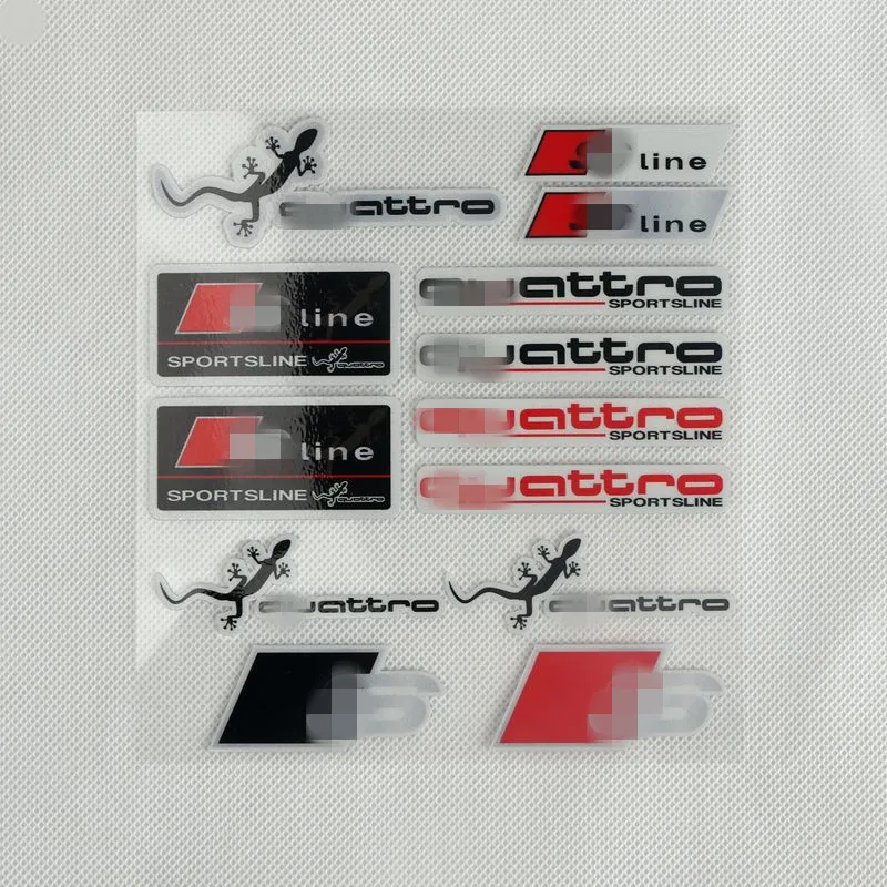 Автомобильные наклейки подходящие для Audi декоративные светоотражающие