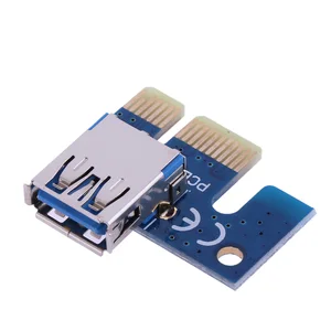 Новинка PCI E X1 адаптер PCIe 1X на USB 3,0 адаптер для PCI Express резермайнер BTC Майнер графическая карта расширения хост аксессуары