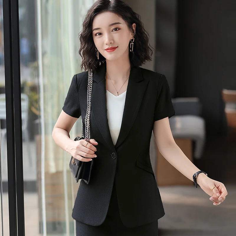 2020 женская элегантная формальная одежда для офиса Новинка Серый Блейзер Женская
