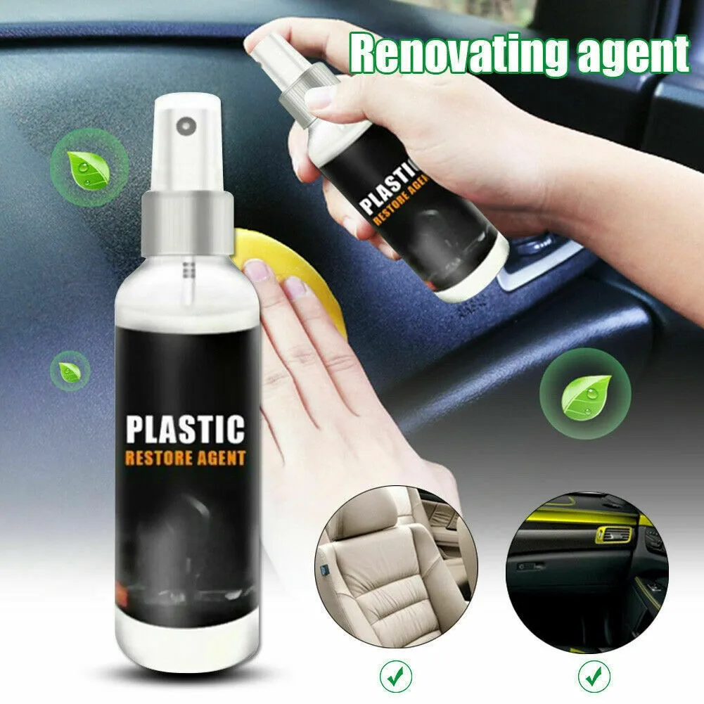 

50ML Car Products Refurbishment Plastic Parts Retreading Restore Agent Wax Instrument Wax Reducing Agent For Car Maintenance