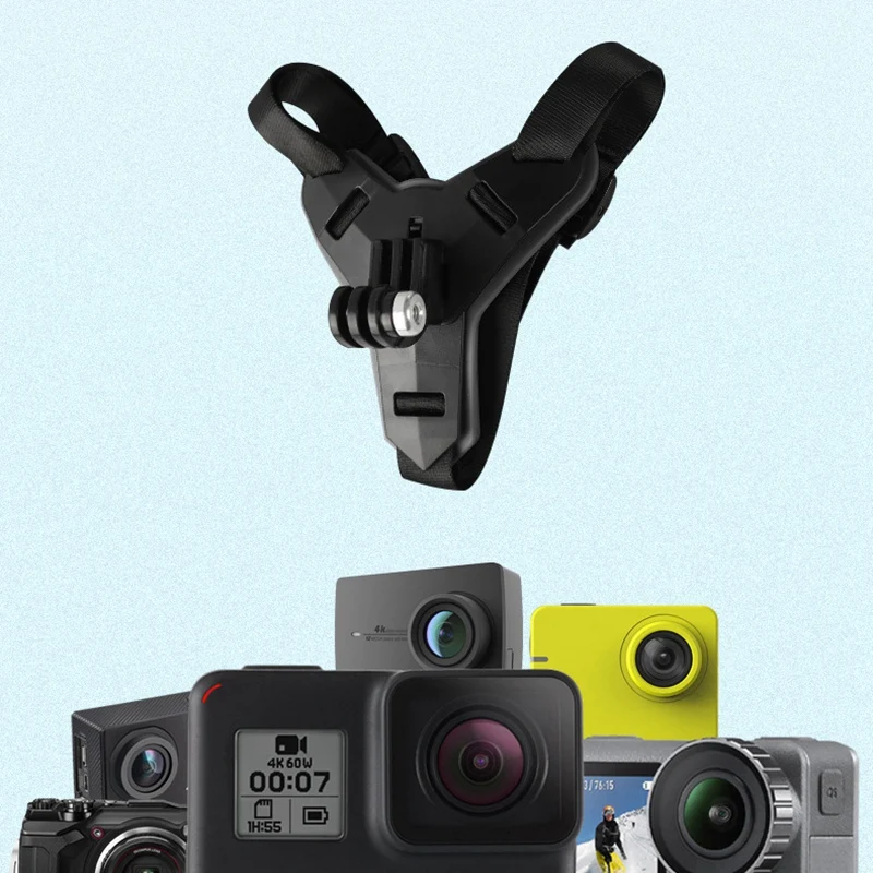 Держатель для крепления на шлем лыж/мотоциклетный подставка DJI/GoPro Hero 8 7 6 5 SJCAM