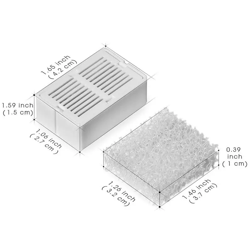 8 шт./лот фильтр с активированным углем для 2.3L автоматической питьевой воды