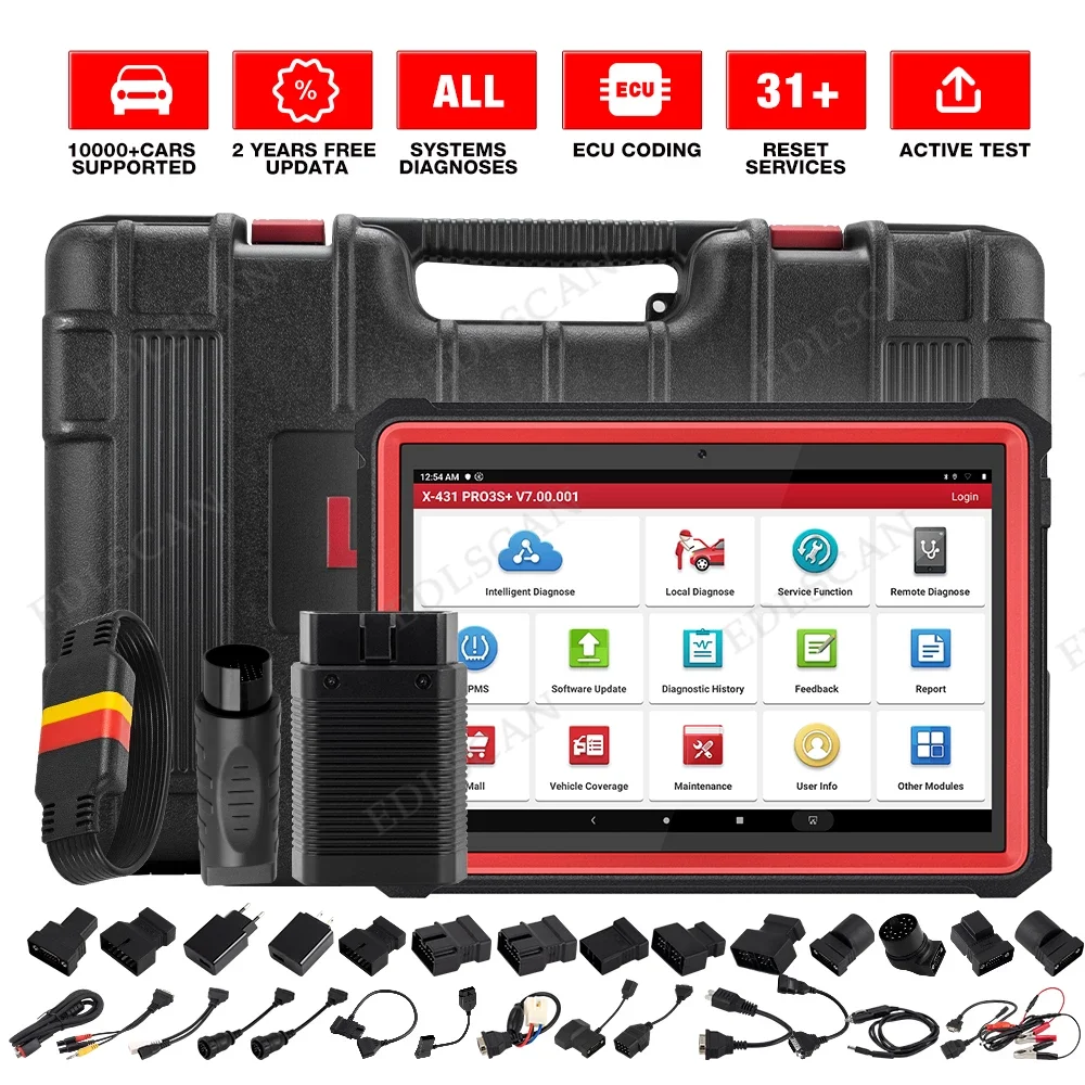 Автомобильные диагностические инструменты OBD2 для запуска X431 PRO3S Plus 10 1