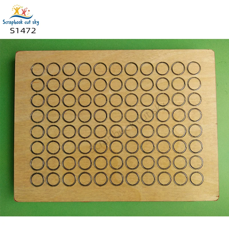 

Round S1472 Muyu Wooden Mold Scrapbook Cutting Dies Suitable For Market General Machines