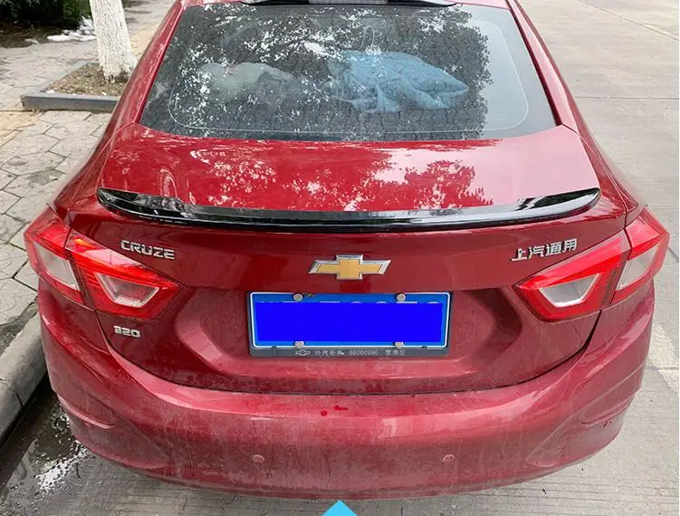 Для Chevrolet новый спойлер Cruze 2017 2018 2019 ABS Материал заднее крыло автомобиля праймер