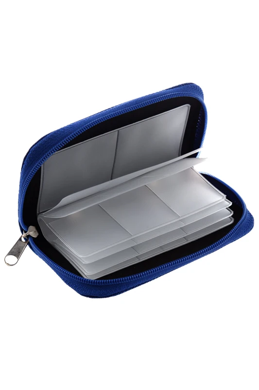 

Cover Case Pouch Bag Case Pouch Bag for 22 Memory Card mini SD XD blue