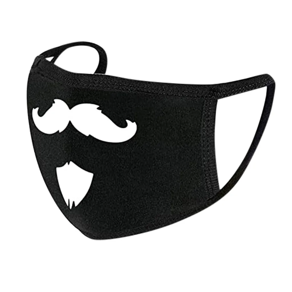 Funny Print Face Mask Ear Hook Protective Mouth Cover Cotton PM2.5 Caps Washable Reuseable masques |