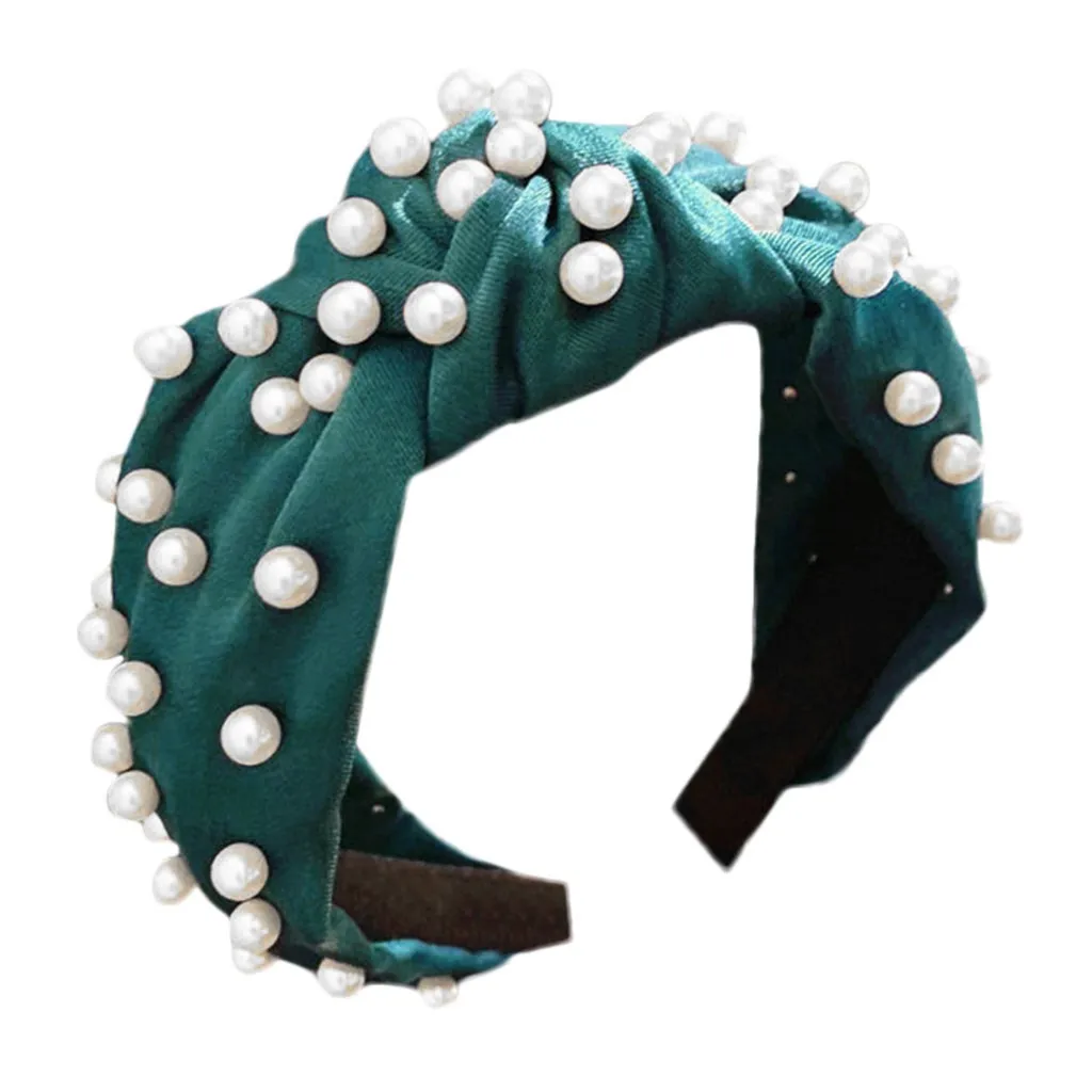 Женские жемчужные украшения аксессуары для волос Женская повязка на голову