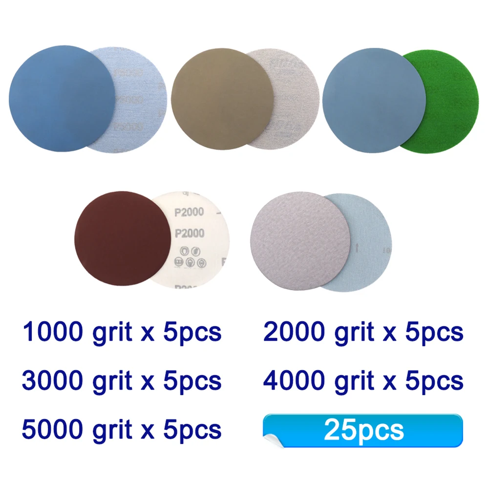 

3 Inch Sanding Discs 1pc Sanding Pad Sandpaper 25pcs Abrasive pad Hot sale