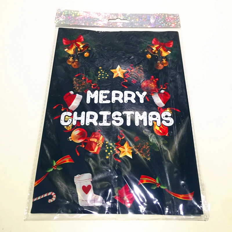 B6-black 10 шт. 17x25 см алюминиевый пластиковый пакет с ручками для дня рождения, рождественской вечеринки, свадьбы, утолщенный бутик, подарок, посылка для покупок - Цвет: B6-black