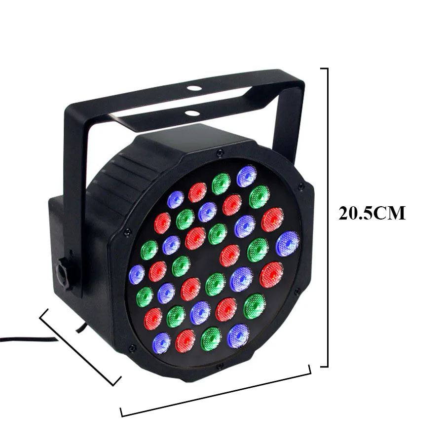 Thrisdar 36x3 Вт RGB Светодиодный прожектор с дистанционным управлением DMX512