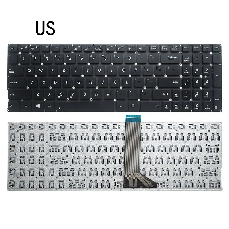 NEW US/SP LAPTOP KEYBOARD FOR ASUS K555LN K555LP K555Z K555ZA K555ZE | Компьютеры и офис