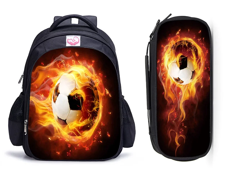 16 дюймов крутой Soccerly / Footbally детские школьные сумки ортопедический рюкзак дети