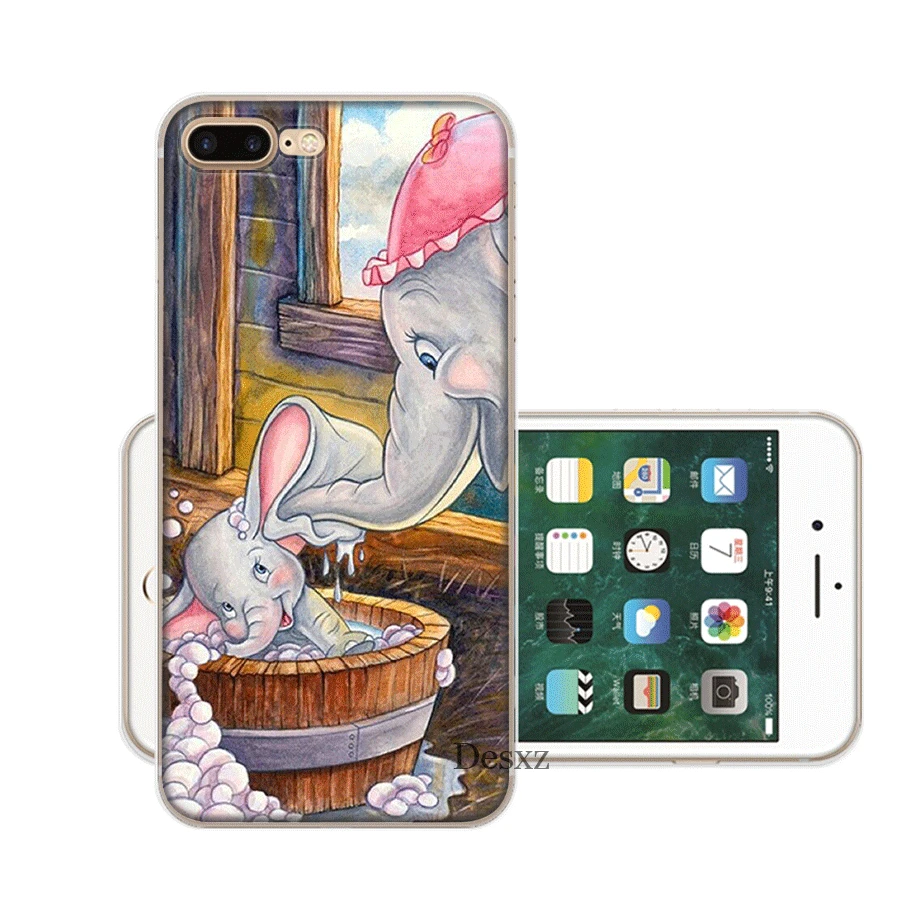 Чехол для мобильного телефона iPhone Apple XR X XS Max 6 6s 7 8 P Lus 5 5S SE Shell Dumbo защита Мода |