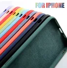 Мягкий силиконовый чехол для iPhone 13, 13Pro mini, 7, 6S, 8 Plus, 11, 12 Pro, X, XR, XS, 13proMax