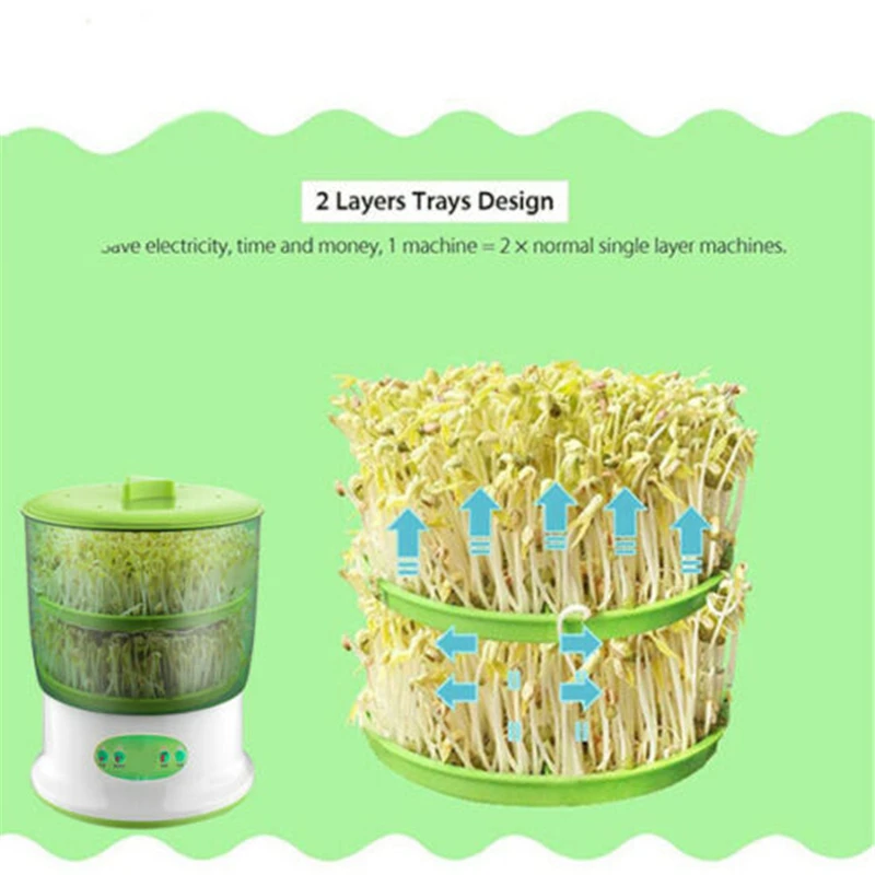 Умная машина для выращивания фасоли с Европейской/американской вилкой