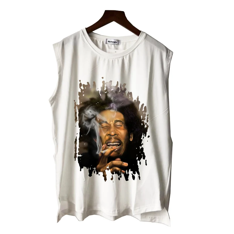 Футболка для мужчин и женщин тенниска без рукавов с надписью legend of reggae рок rasta get up