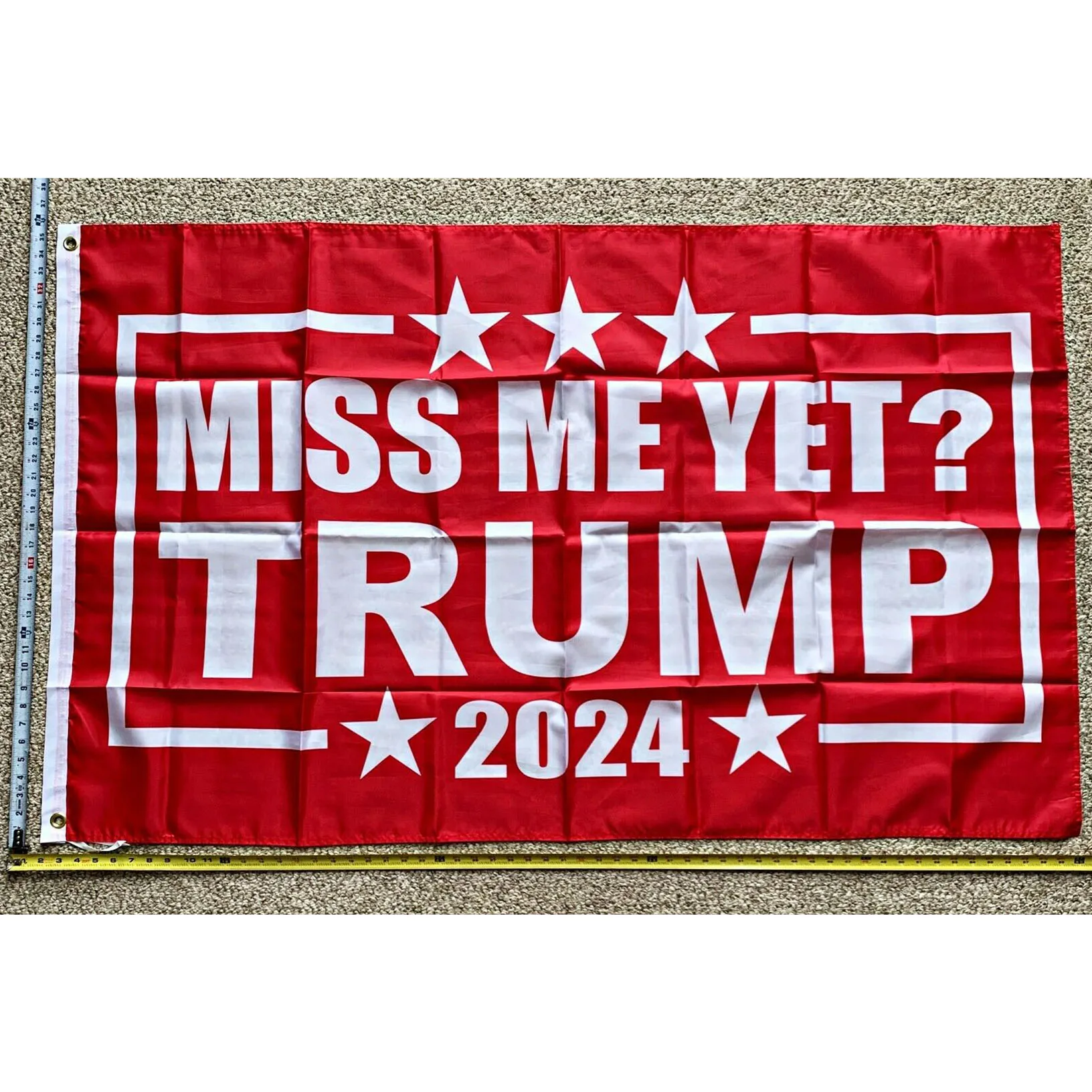 

3 x 5 ft - 90cm x 150cm 2024 Trump Presidential Election Flag High Quality Single side Flag U.S. election Flag USA