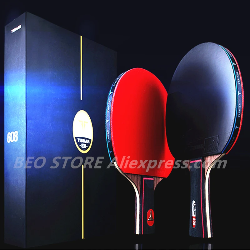 TIBHAR Table Tennis Racket 806/608 Sticky Rubber Pimples-in Professional Hight Quality Original TIBHAR Racket Ping Pong Bat