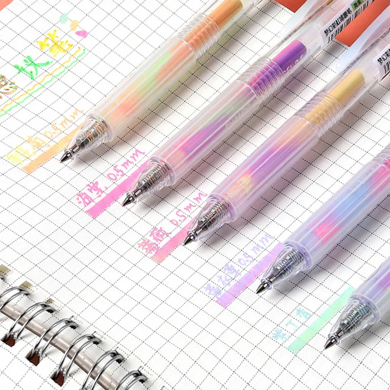 Набор гелевых ручек с градиентом 0 5 мм шт. цвета в ассортименте| |