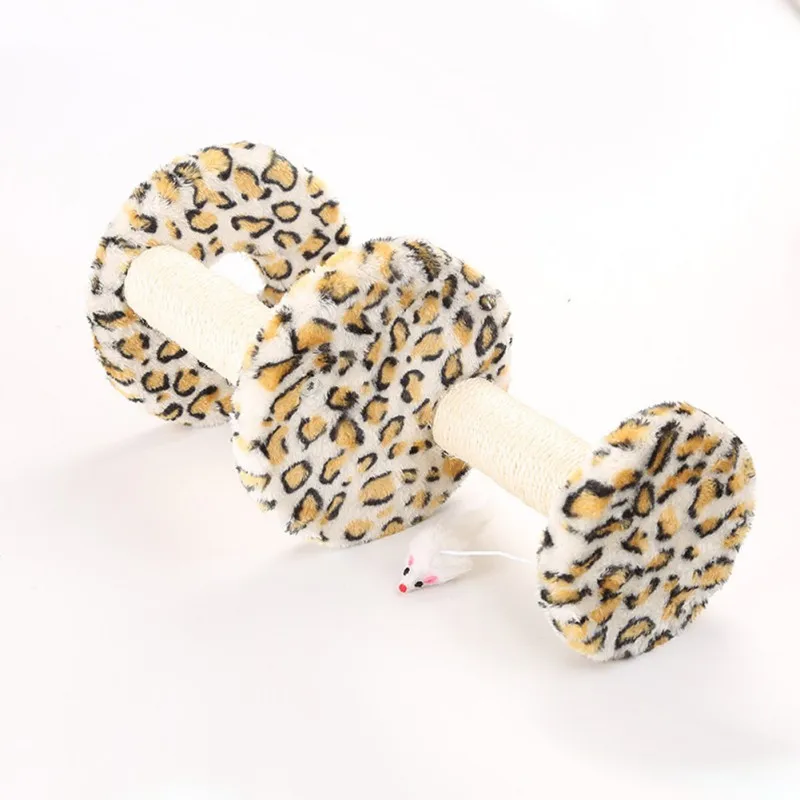 Трехслойная кошачья башня мебельное дерево с сизалем Натуральный сизаль имеет