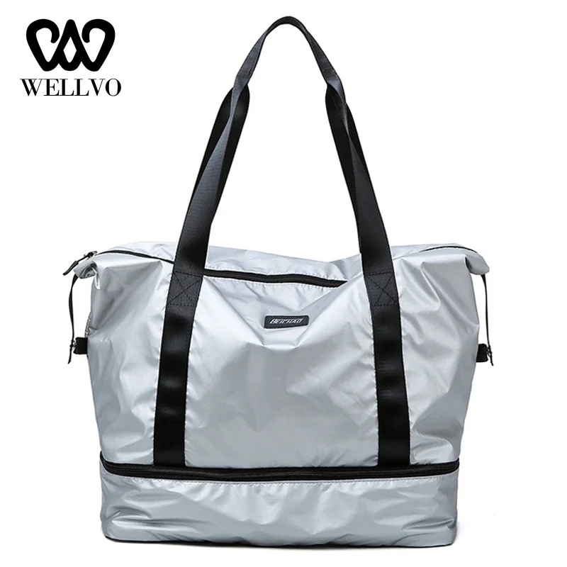 Спортивная сумка для женщин дорожная фитнеса нейлоновая Повседневная Сумочка на