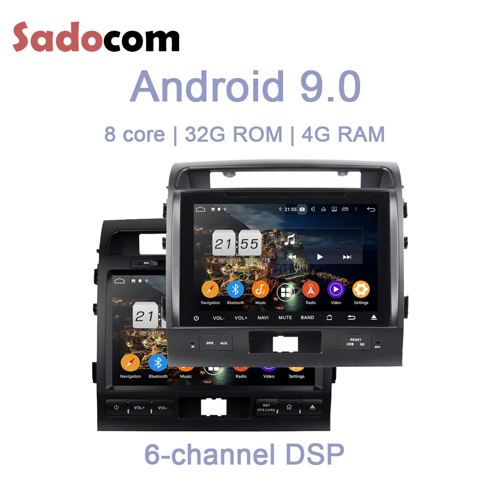 9 &quotTDA7851 Android 0 для Toyota Land Cruiser 2008 2012 4 Гб + 32 ГБ Автомобильный DVD плеер Wifi 4G