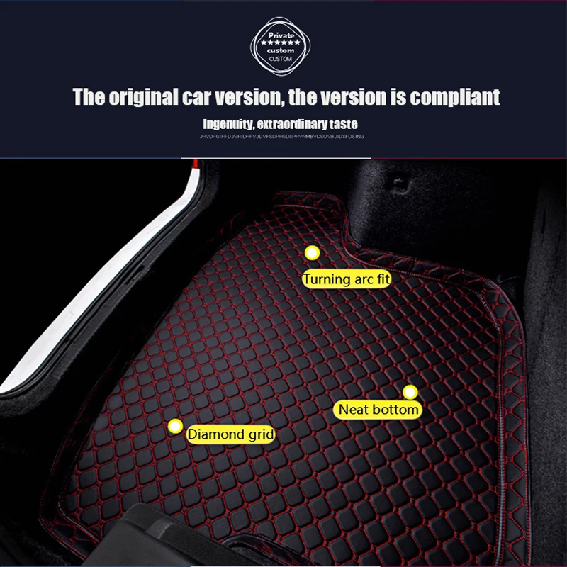 Custom trunk mat for audi a5 sportback a3 A1 A8 A7 S8 R8 tt mk1 A6 Q3 Q7 A4 S5 Q5 S6 S7 S3 car accessories |