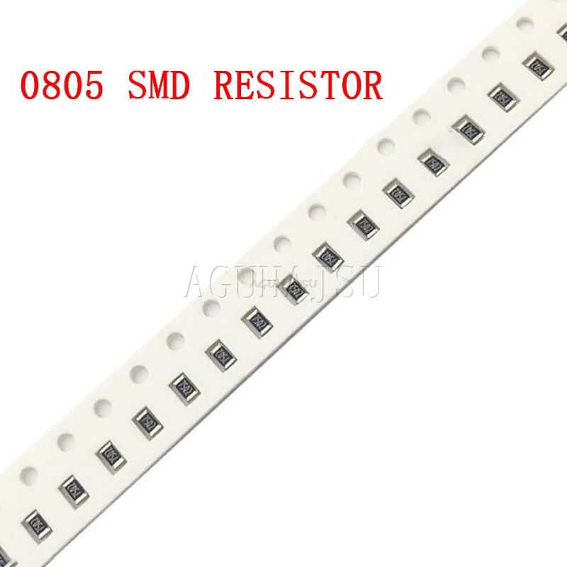 5000 шт. 1% 0805 SMD резистор 0R ~ 10M 1/8 Вт 0 1 10 100 150 220 330 Ом 1K 2 K 10K 100K 1R 10R 100R 150R 220R 330R м - купить
