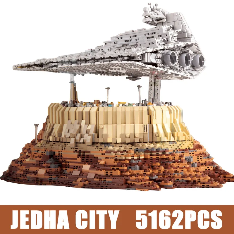

5162pcs DHL MOULD KING 21007 Jeddah City Star Battleship Under The City Adult High Difficulty Building Block Toy Christmas Gift