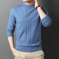 fashion 2021 brand high quality new knit pullover knitted sweater men woolen winter crew neck casual autum jumper men clothes