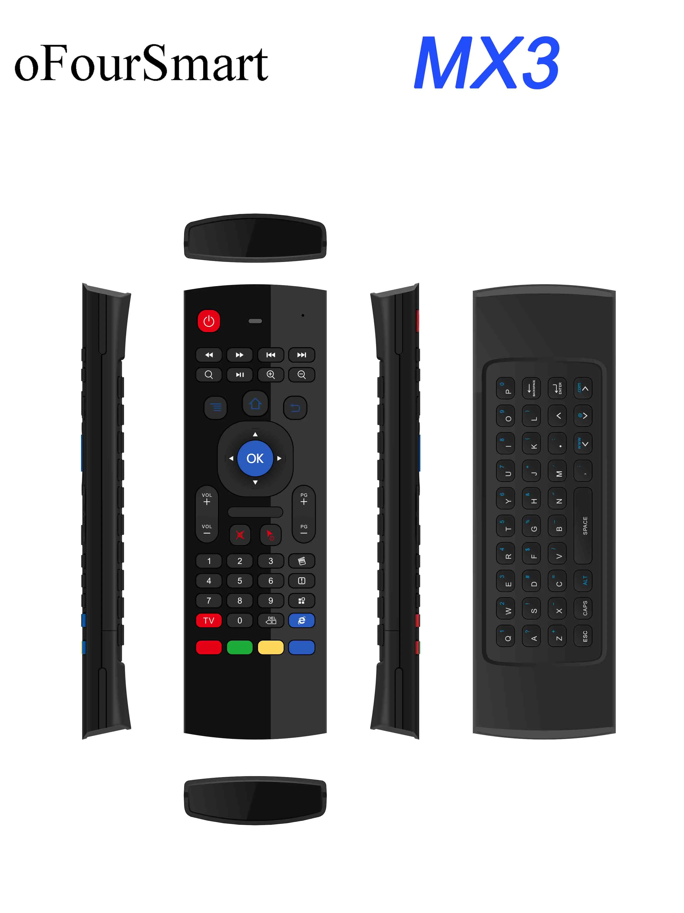 Умный пульт дистанционного управления MX3 для ТВ приставки Android мини ПК 2 4G RF