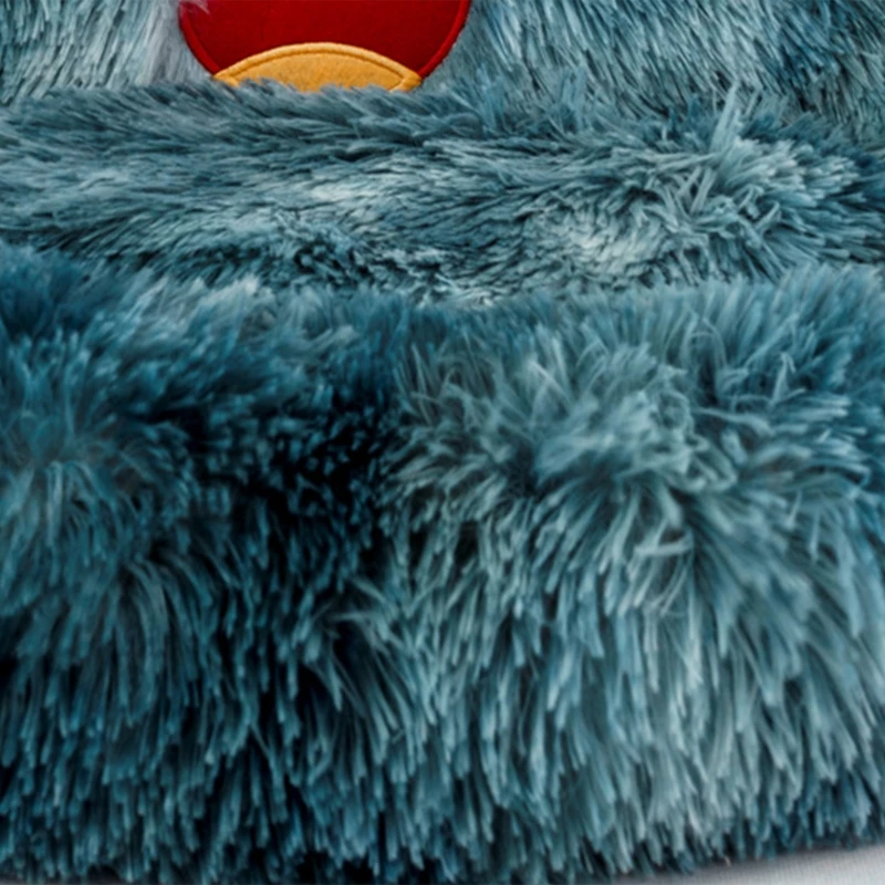 

Plush Monsters Shape Pet Sleeping Bed Warm Winter Cat Nest Mat Washable Kennel Lovely Dog Bed Sofa Cushion Fluffy Soft