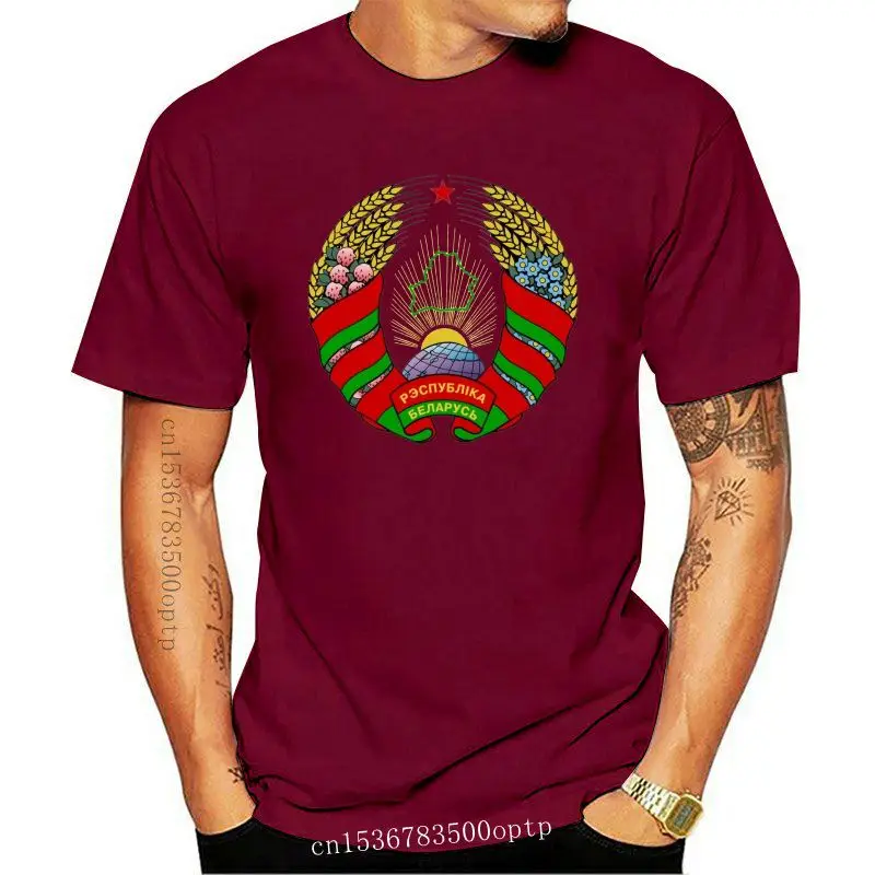 

New 2021 Short Sleeve T-Shirt est Fashion Hot Summer SaleBelarus Coat of Arms Logo T Shirt *ALL SIZES & *Tee Shirt