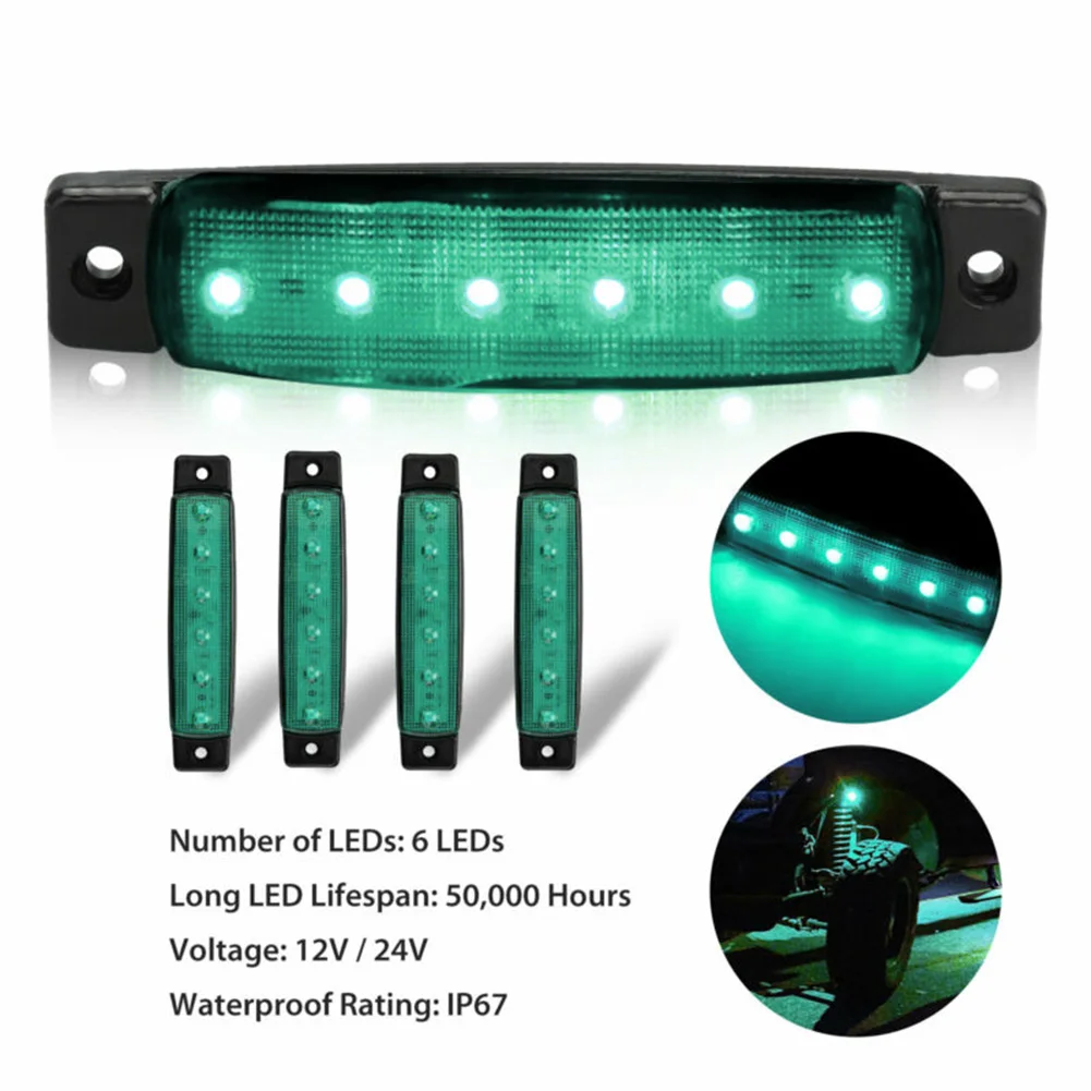 

Truck 6-LED UTV Rock Light 12V/24V DIY Style Fog Light For JEEP Low Power