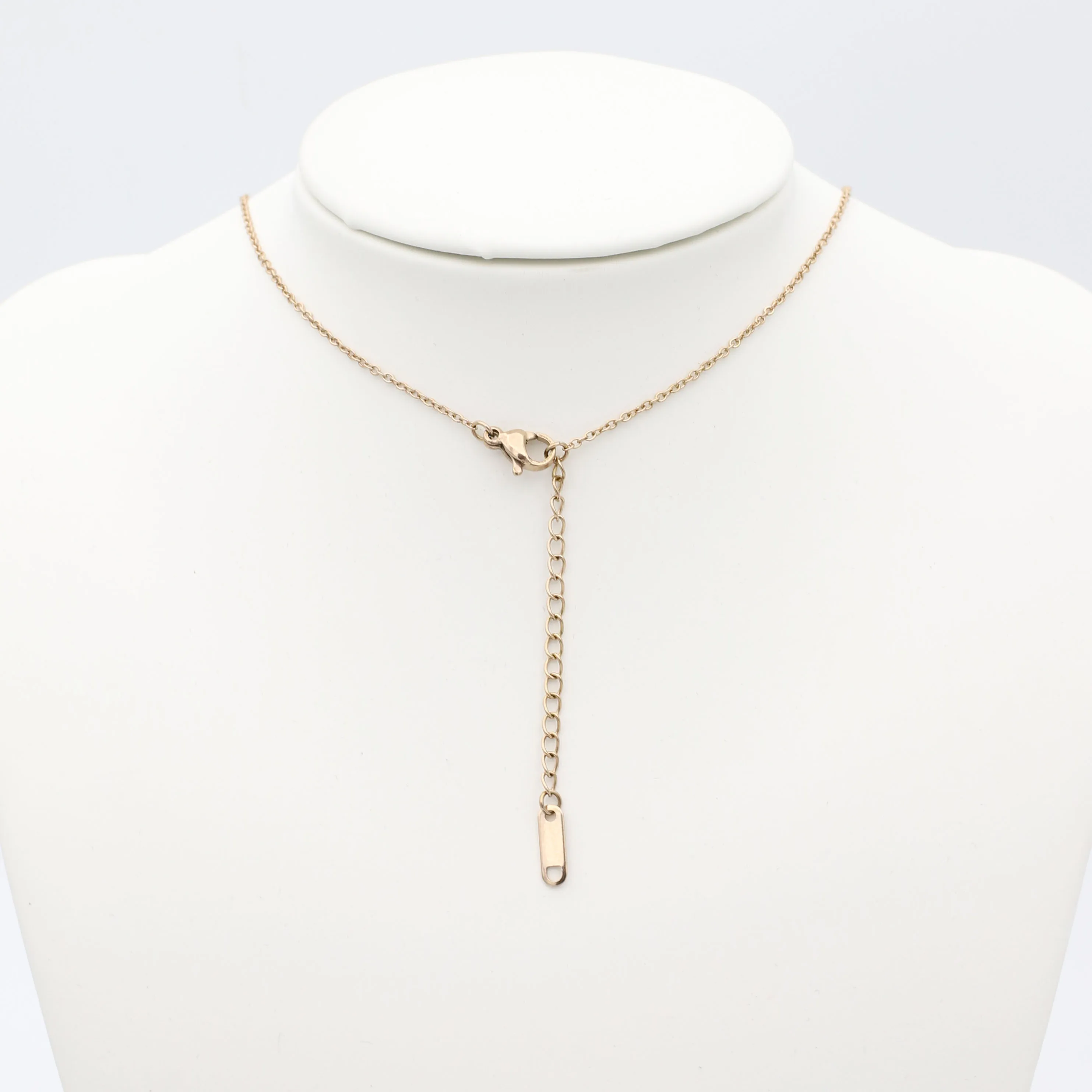 Женское Ожерелье fengnee из нержавеющей стали роскошное ювелирное изделие с золотой