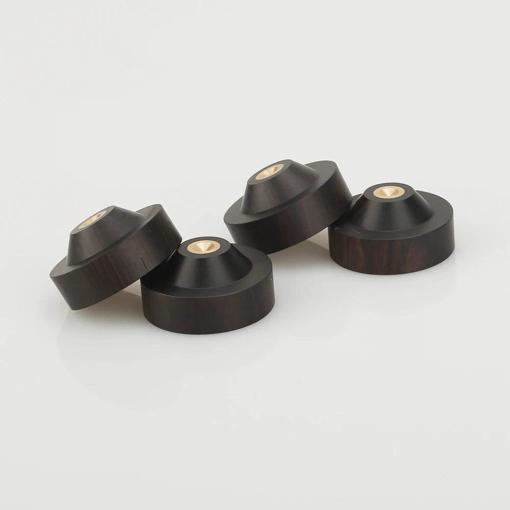 4 шт. 33 мм эбеновая деревянная колонка с шипами громкий динамик коробка