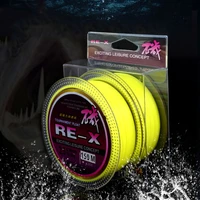 150 m rock fishing semi floating nylon high abrasion resistance stretchable for sea pole fluorescent yellow fishing line bhd2