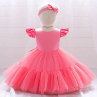 6m 6y princess watermelon vestido infantil menina tulle tutu dresses for girls party wedding birthday costumes
