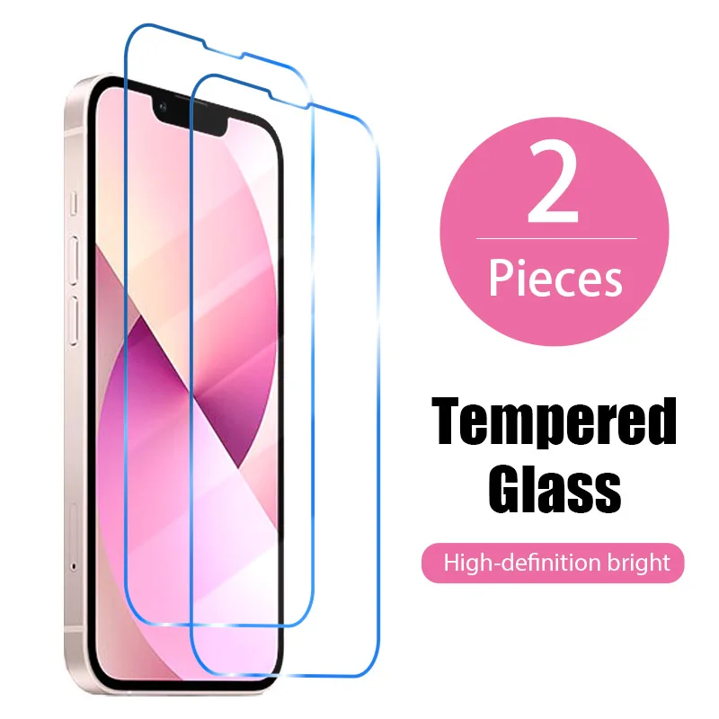 2 шт. Защитное стекло для экрана iphone 13 pro max mini закаленное 12 i12 x xs xr | Мобильные