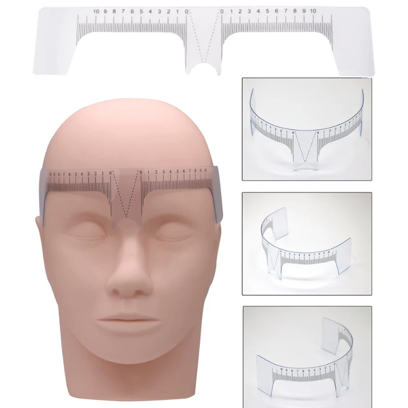 Оптовая продажа 1 шт. низкая цена Электронное позиционирование бровей трафарет