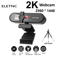webcam 2k 25601440 full hd with microphone auto focus web camera meeting for laptop desktop pc computer mini cam accessories