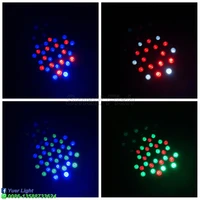 54X3W DMX512 Cast Aluminum RGBW LED Falt Par Light For DJ Disco Dance Party Projector Professional Stage DJ Equipment Wash Light