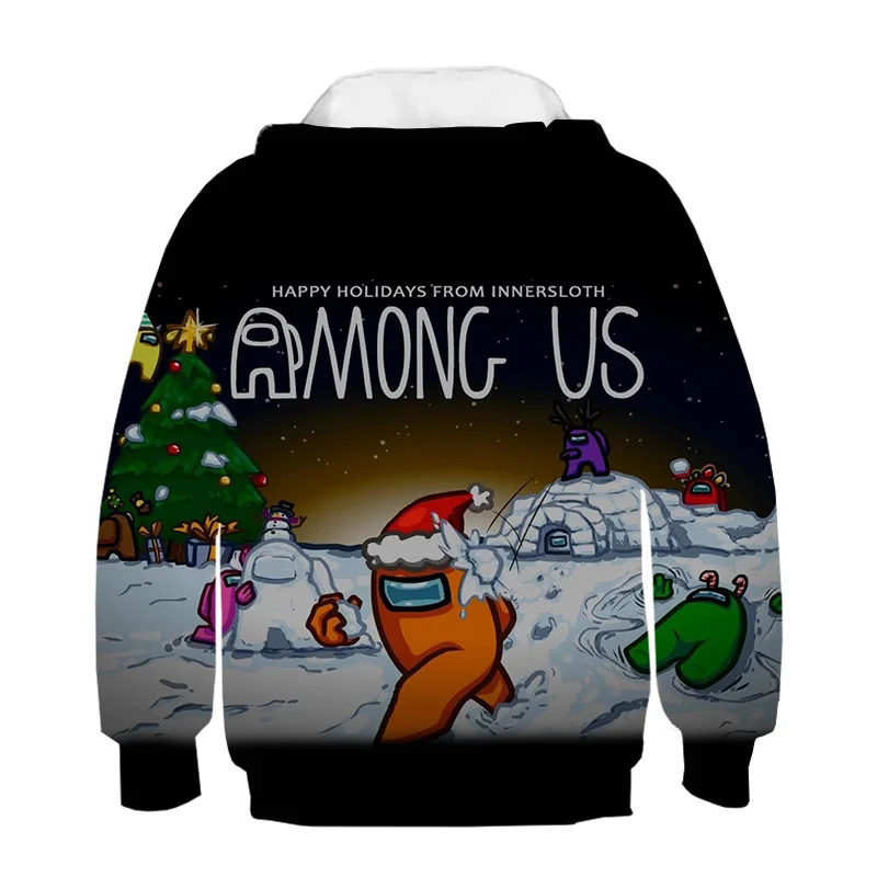 

Among Us Hoodie Anime Cartoon For Kids Top 2021 New Baby Boys Long Sleeve Streetwear Children Funny Hip Hop Sweatshirts Unisex
