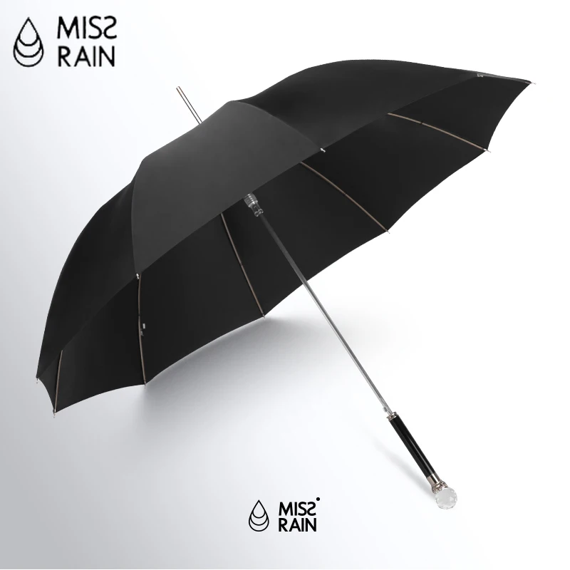 Miglior MissRain Manico Lungo Ombrello Delle Donne Di Lusso Britannico Di Viaggi Antivento Ombrello Ombrello Creativo Signore All'aperto Parasole Idee Regalo