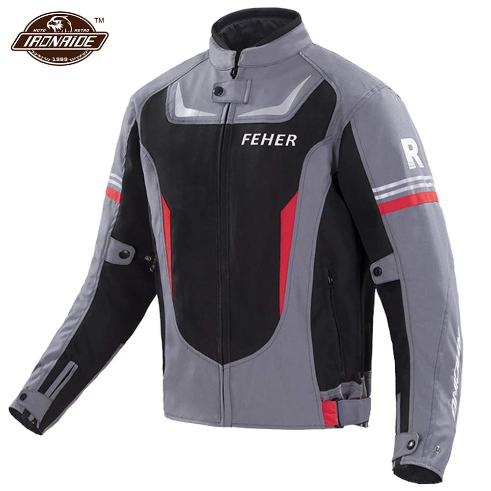 

Motorcycle Jacket Man Motocross Jacket Wearable Bike Winter Jacket Waterproof Moto Protection Anti-fall Moto Protection M-5XL