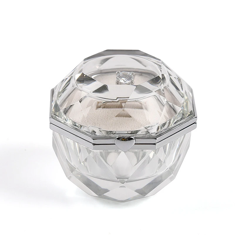 Роскошная искусственная коробка акриловые ювелирные изделия подарок свадебное